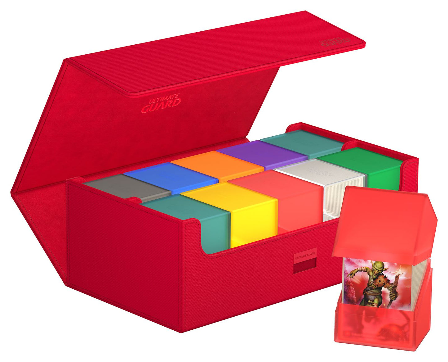 Ultimate Guard: Arkhive Deck Case 800+ - Monocolor Red