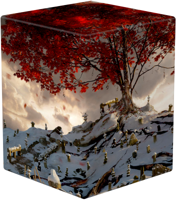 Ultimate Guard: Artist Edition Boulder 100+ Deck Case - Icy Bloom