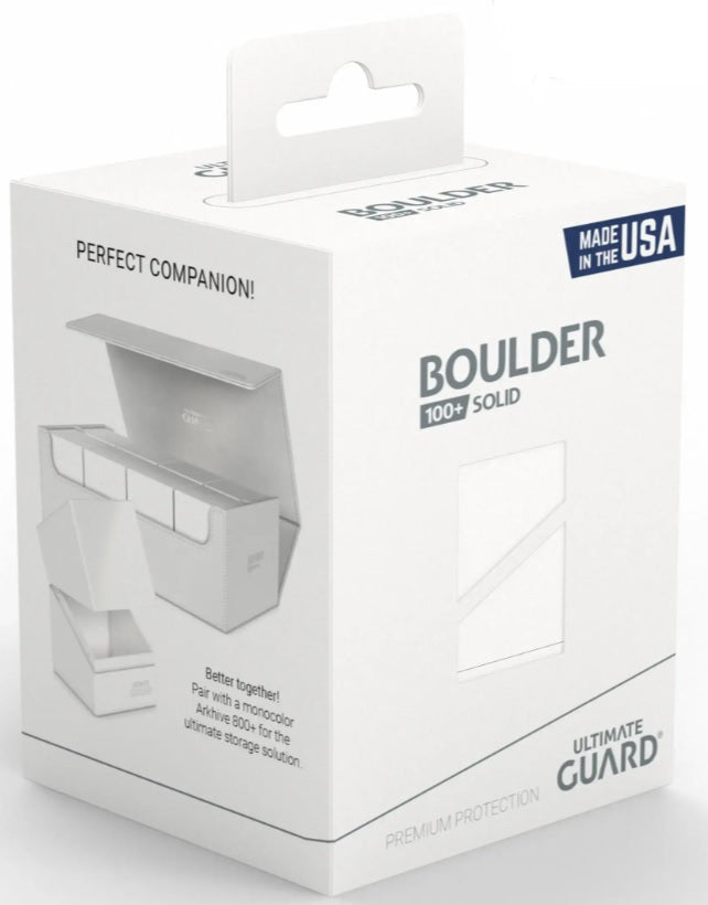 Ultimate Guard: Boulder 100+ Deck Case - Solid White