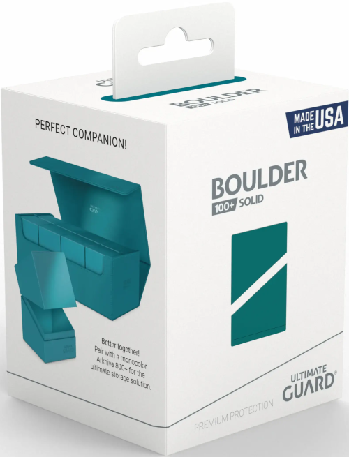 Ultimate Guard: Boulder 100+ Deck Case - Solid Petrol