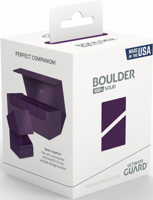 Ultimate Guard: Boulder 100+ Deck Case - Solid Purple