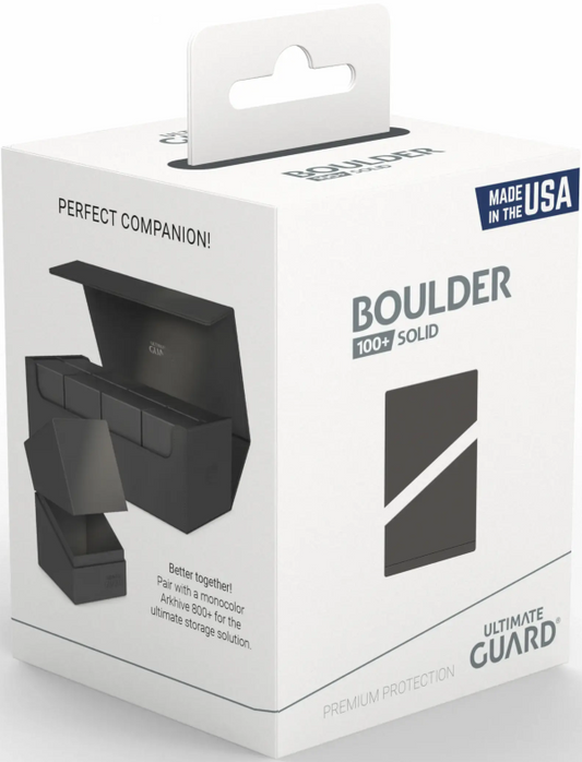 Ultimate Guard: Boulder 100+ Deck Case - Solid Grey