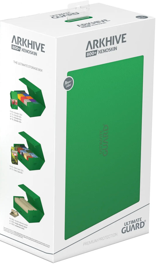 Ultimate Guard: Arkhive Deck Case 800+ - Monocolor Green