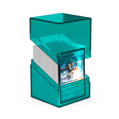 Ultimate Guard: Boulder 100+ Deck Case – Clear Malachite