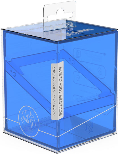 Ultimate Guard: Boulder 100+ Deck Case – Clear Sapphire