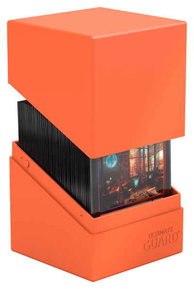 Ultimate Guard: Boulder 100+ Deck Case – Neon Orange
