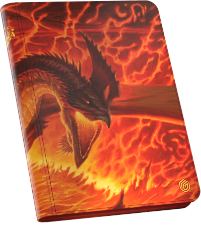 MTG Tarkir Dragonstorm: Zipfolio 360 9 Pocket - Magmatic Hellkite