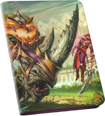 MTG Tarkir Dragonstorm: Zipfolio 360 9 Pocket - Skirmish Rhino