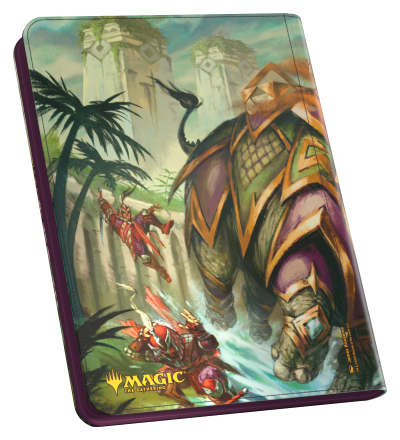 MTG Tarkir Dragonstorm: Zipfolio 360 9 Pocket - Skirmish Rhino