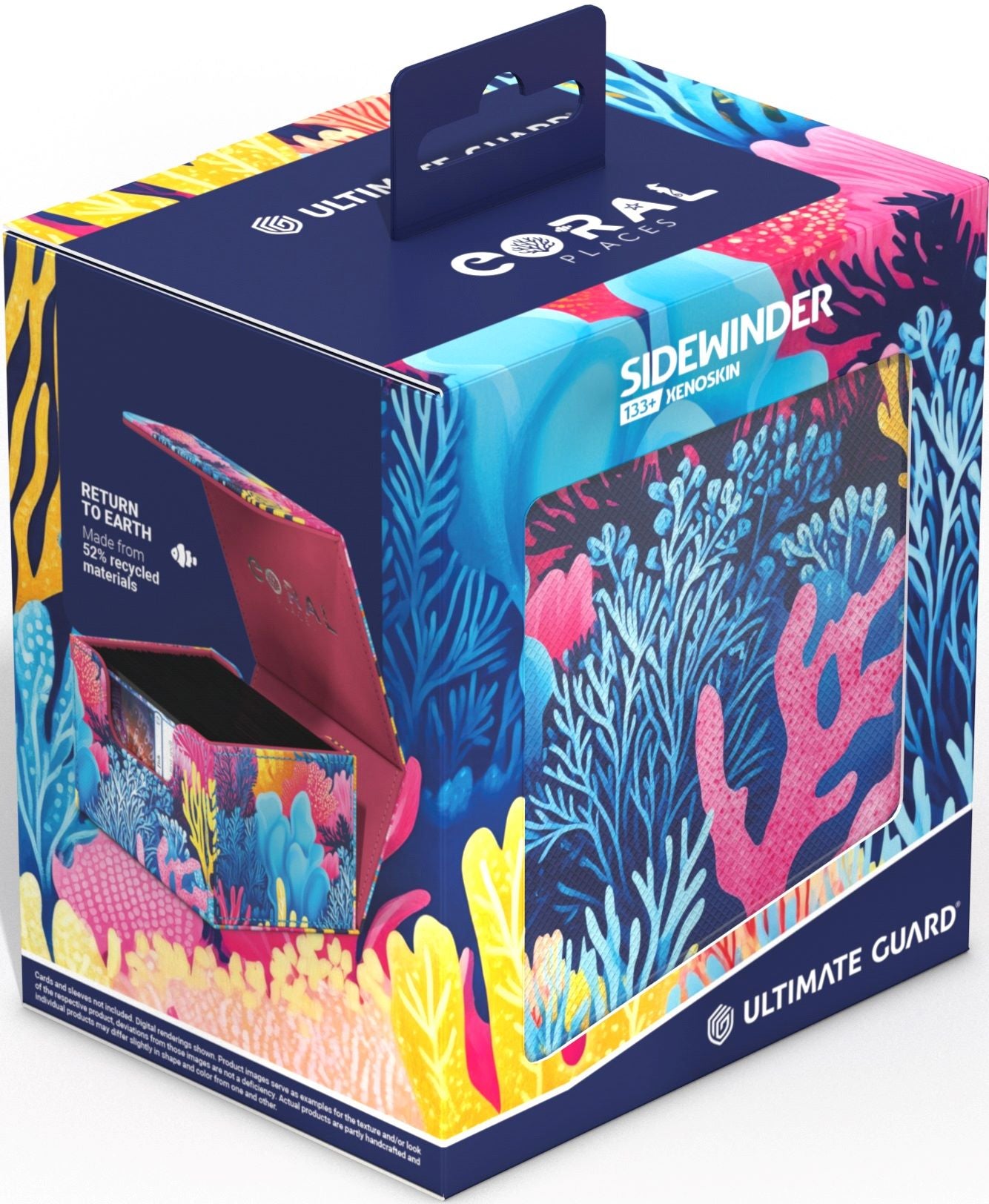 Ultimate Guard: Sidewinder Deck Case 133+ - Coral Places Coral Garden