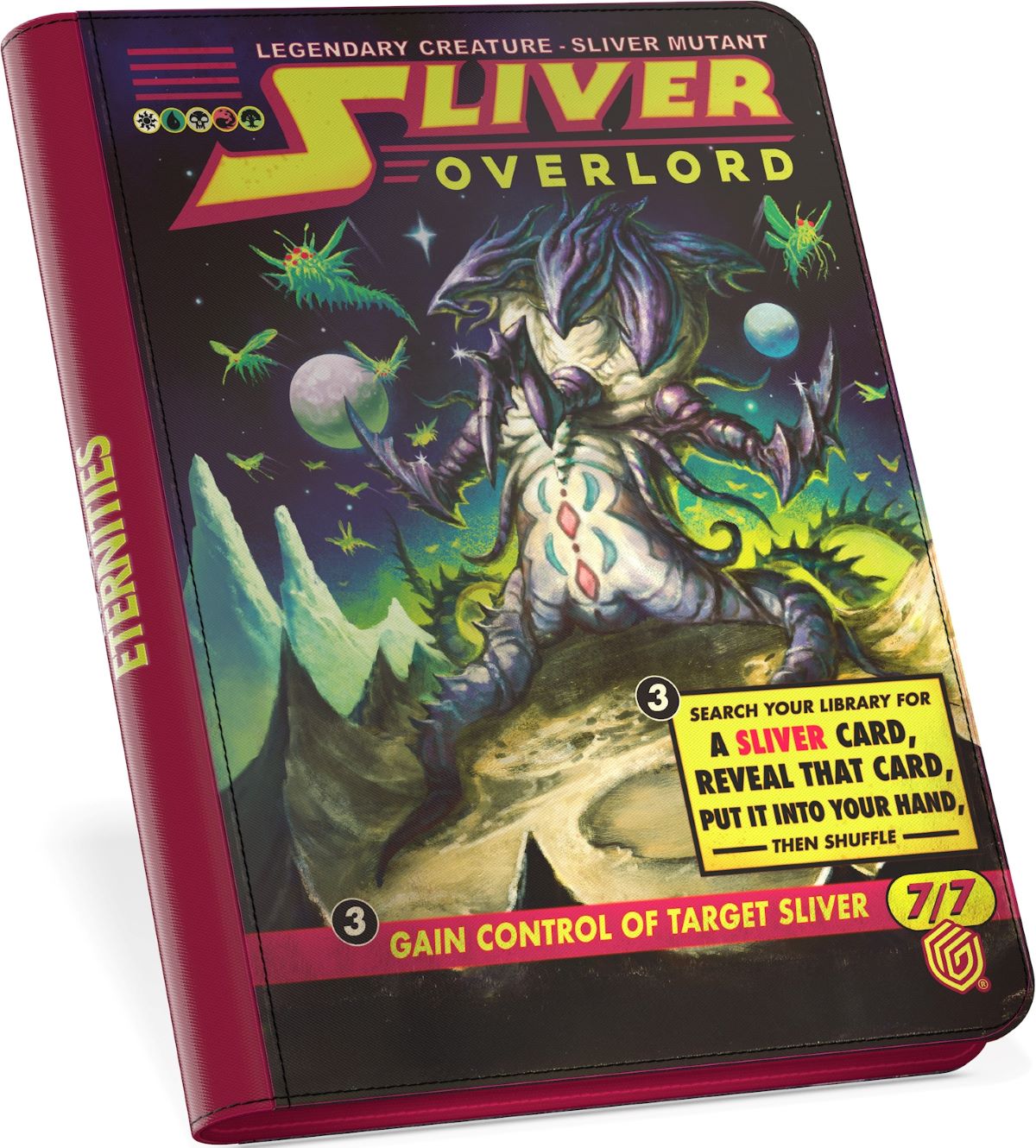 MTG Edge Of Eternities: Zipfolio 360 9 Pocket - Sliver Overlord