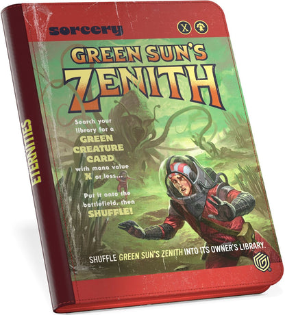 MTG Edge Of Eternities: Zipfolio 360 9 Pocket - Green Sun's Zenith