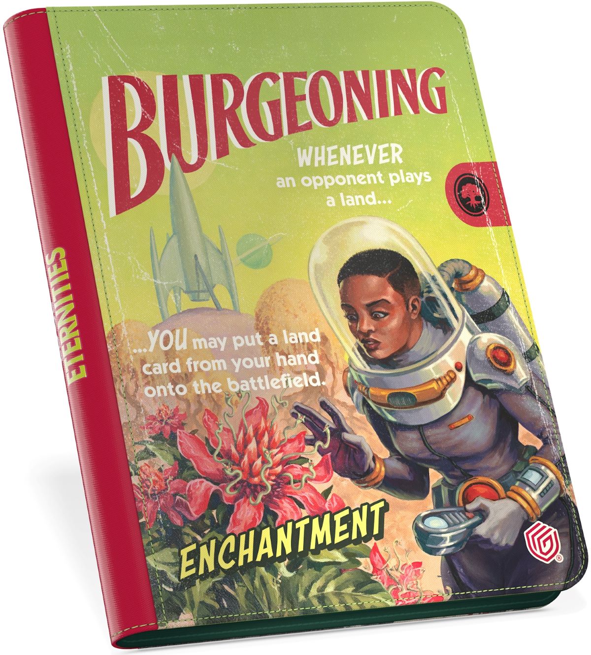 MTG Edge Of Eternities: Zipfolio 360 9 Pocket - Burgeoning