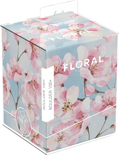 Ultimate Guard: Boulder 100+ Deck Case - Floral Cherry Blossom