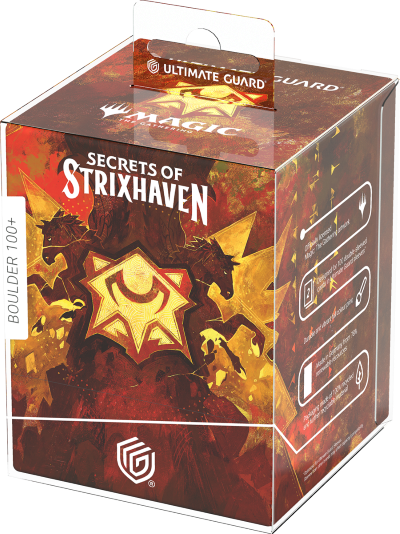MTG Secrets Of Strixhaven: Boulder 100+ Deck Case – Lorehold