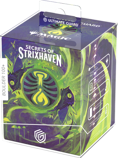 MTG Secrets Of Strixhaven: Boulder 100+ Deck Case – Witherbloom