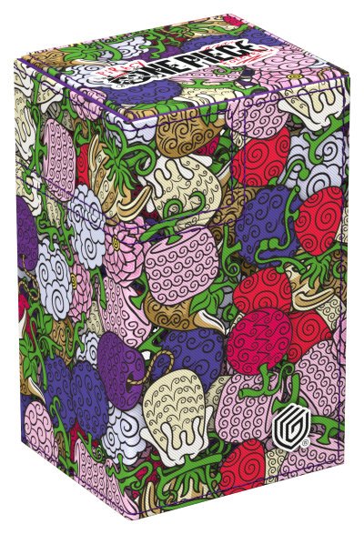 One Piece: Flip N Tray Deck Case 80+ - Devil Fruits Pattern