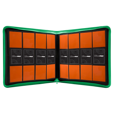 Ultra Pro: Vivid 12 Pocket Zippered PRO Binder - Green