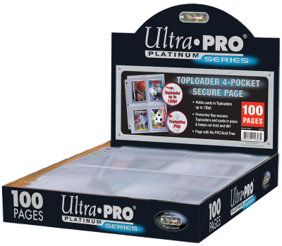 Ultra Pro: Premium Series 4 Pocket Pages 100 Count