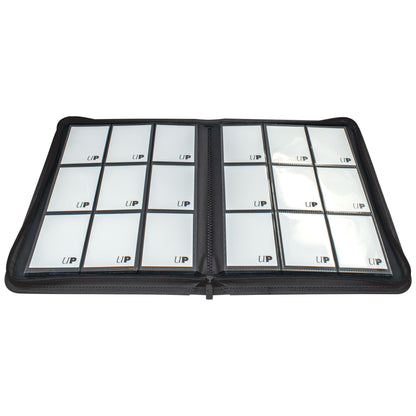 Ultra Pro: Vivid 9 Pocket Zippered PRO Binder - Black