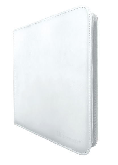 Ultra Pro: Vivid 4 Pocket Zippered PRO Binder - White