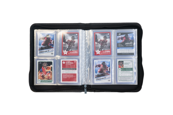 Ultra Pro: 4-Pocket TOPLOADER® Zippered Premium PRO-BINDER® - Black