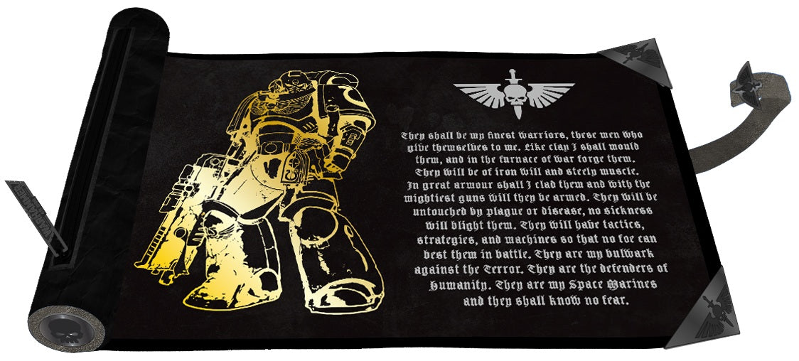 Warhammer 40,000: Space Marines Adeptus Astartes - Dice Scroll & Storage