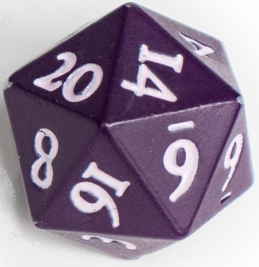 Ultra Pro: Vivid Heavy Metal D20 - Midnight Plum