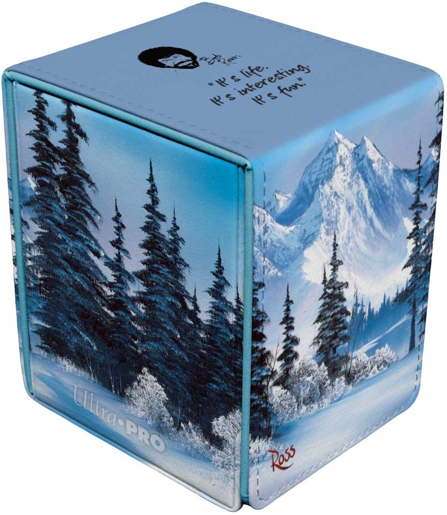 Ultra Pro: Alcove Flip Deck Box – Bob Ross Winter Paradise