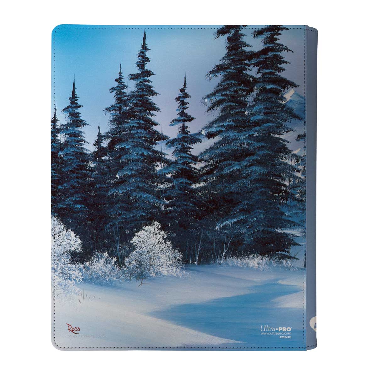 Ultra Pro: 9-Pocket Zippered PRO Binder - Bob Ross Winter Paradise