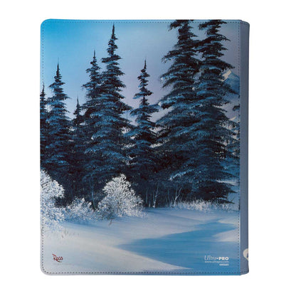 Ultra Pro: 9-Pocket Zippered PRO Binder - Bob Ross Winter Paradise