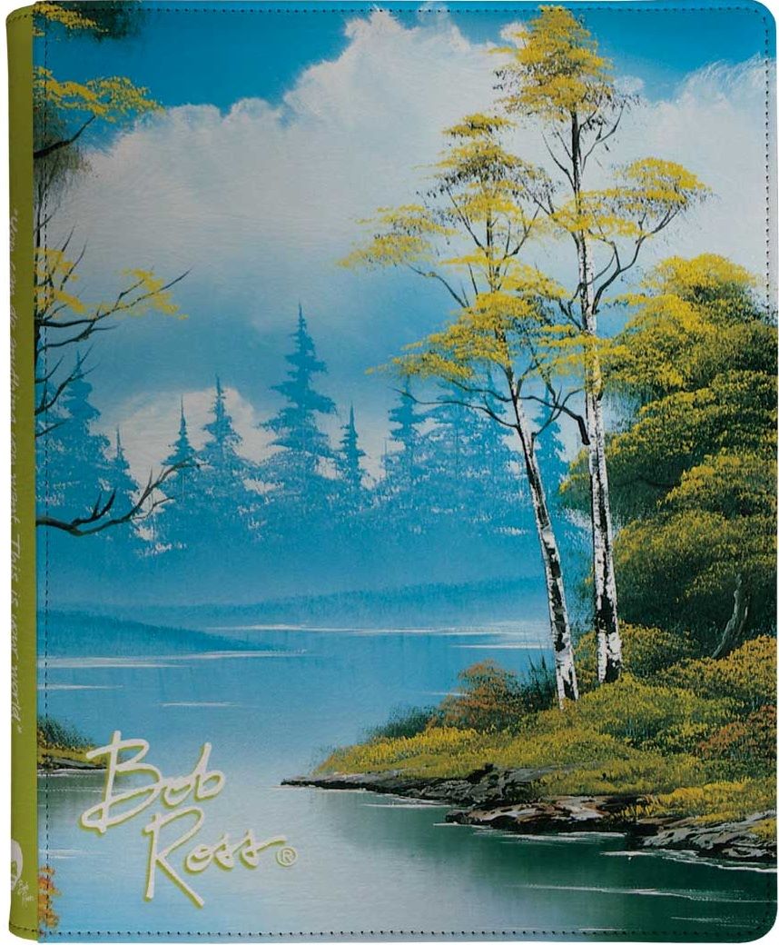 Ultra Pro: 9 Pocket Zippered PRO Binder - Bob Ross Lakeside Path