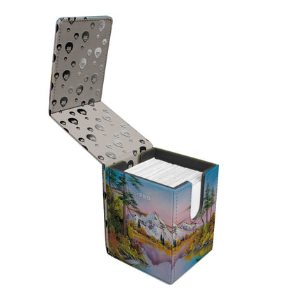 Ultra Pro: Alcove Flip Deck Box – Bob Ross Mighty Mountain Lake
