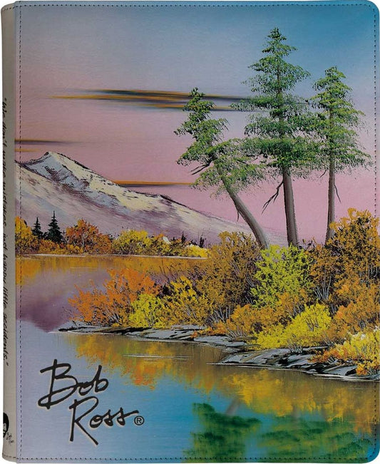 Ultra Pro: 9 Pocket Zippered PRO Binder - Bob Ross Mountain Lake