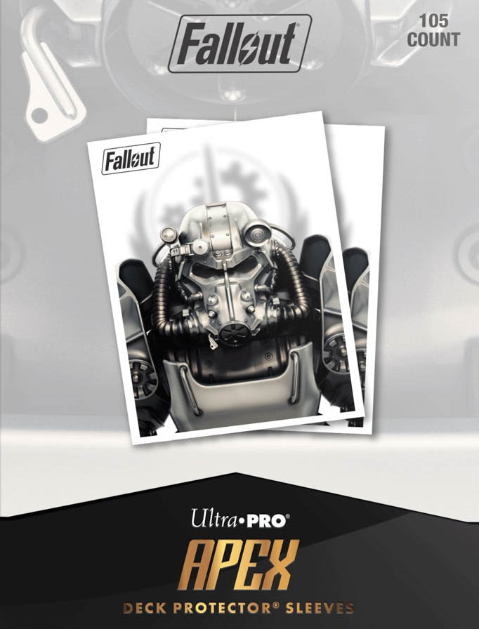 Fallout - APEX Deck Protector Sleeves 105 Count - Brotherhood Of Steel