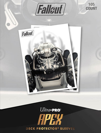 Fallout - APEX Deck Protector Sleeves 105 Count - Brotherhood Of Steel