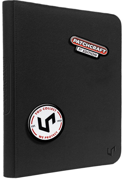 PATCHCRAFT™: Zippered 9-Pocket PRO-BINDER®  – Black