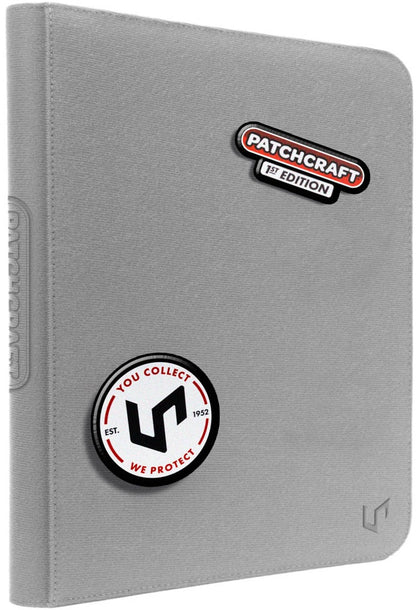 PATCHCRAFT™: Zippered 9-Pocket PRO-BINDER®  – Gray