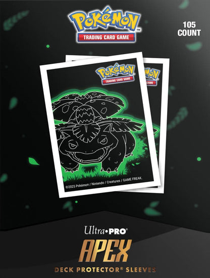 Pokémon: Apex Sleeves 105 Count - Neon Kanto Venusaur