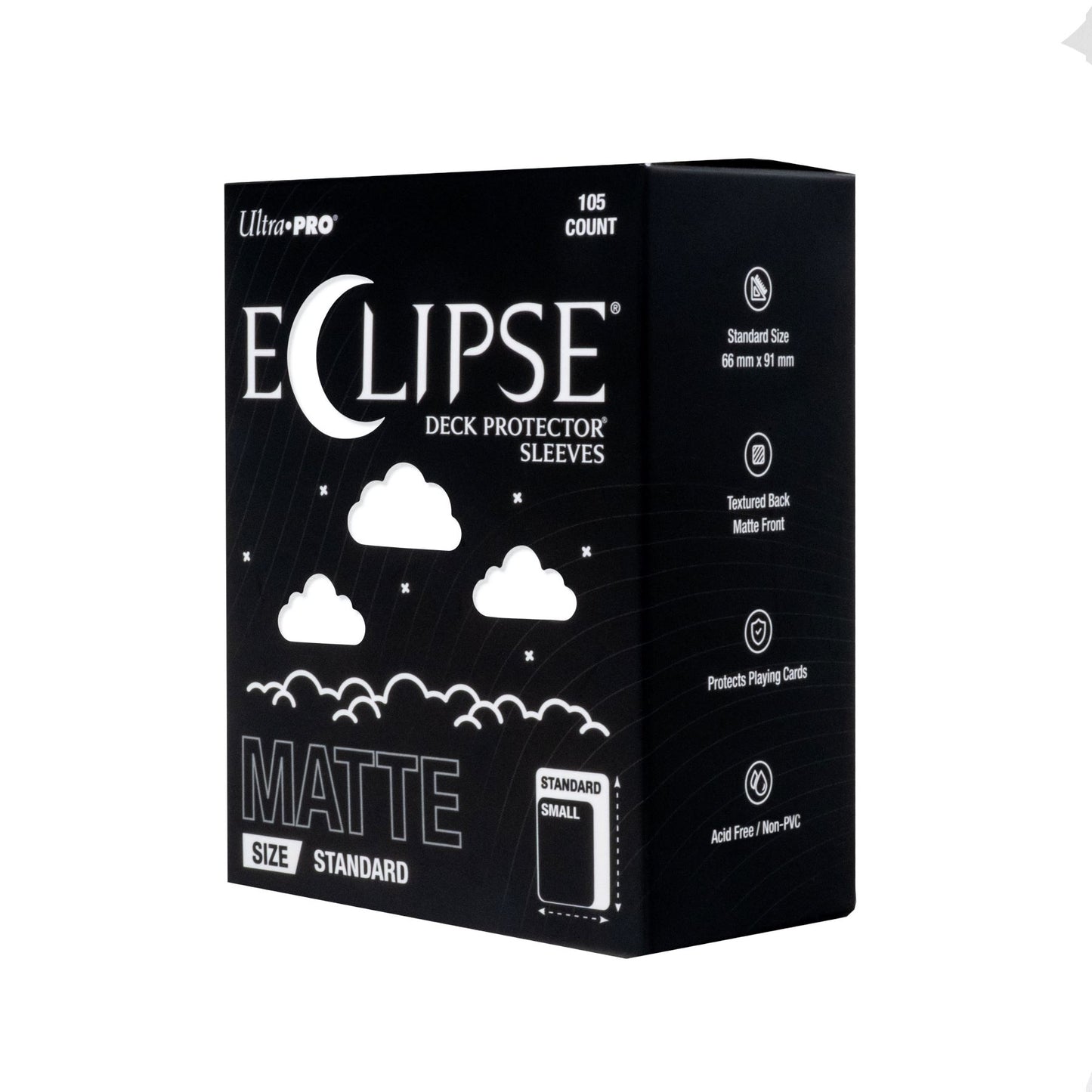 ECLIPSE® Matte Standard DECK PROTECTOR® Sleeves 105 Count: Arctic White