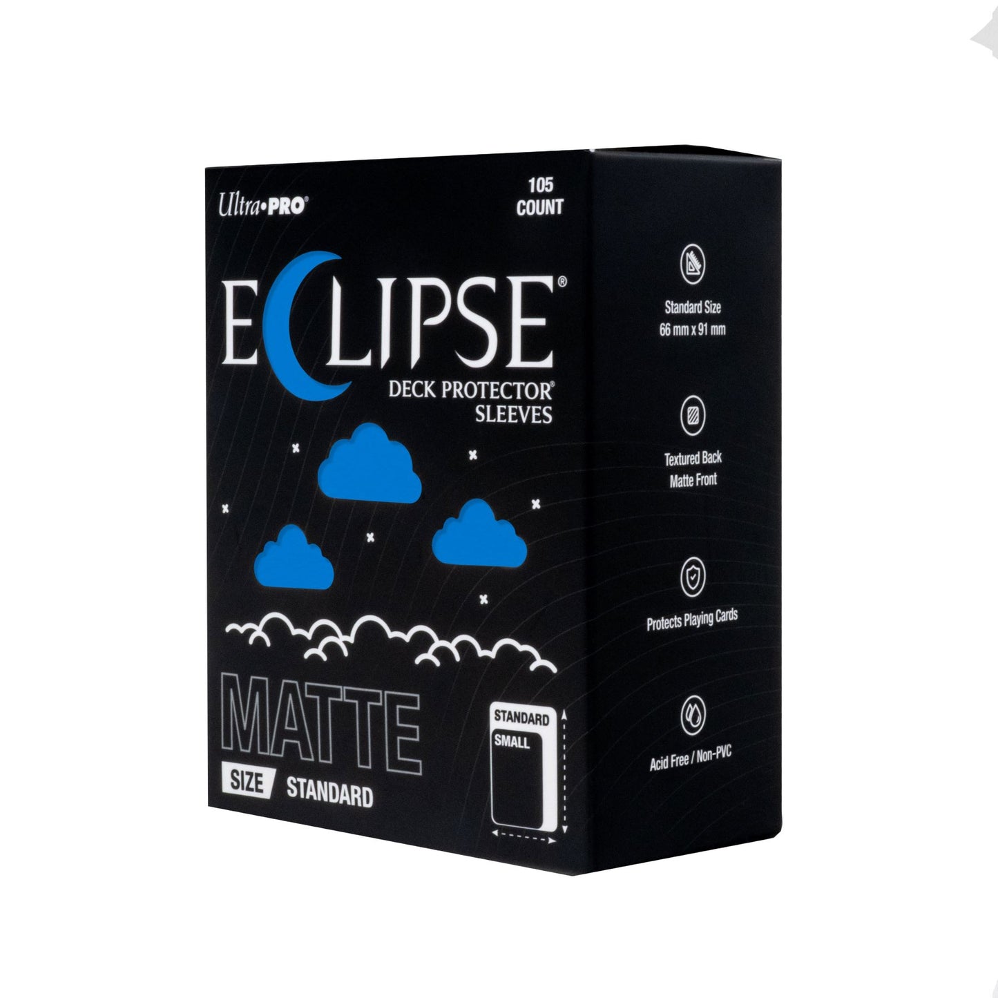 ECLIPSE® Matte Standard DECK PROTECTOR® Sleeves 105 Count: Pacific Blue