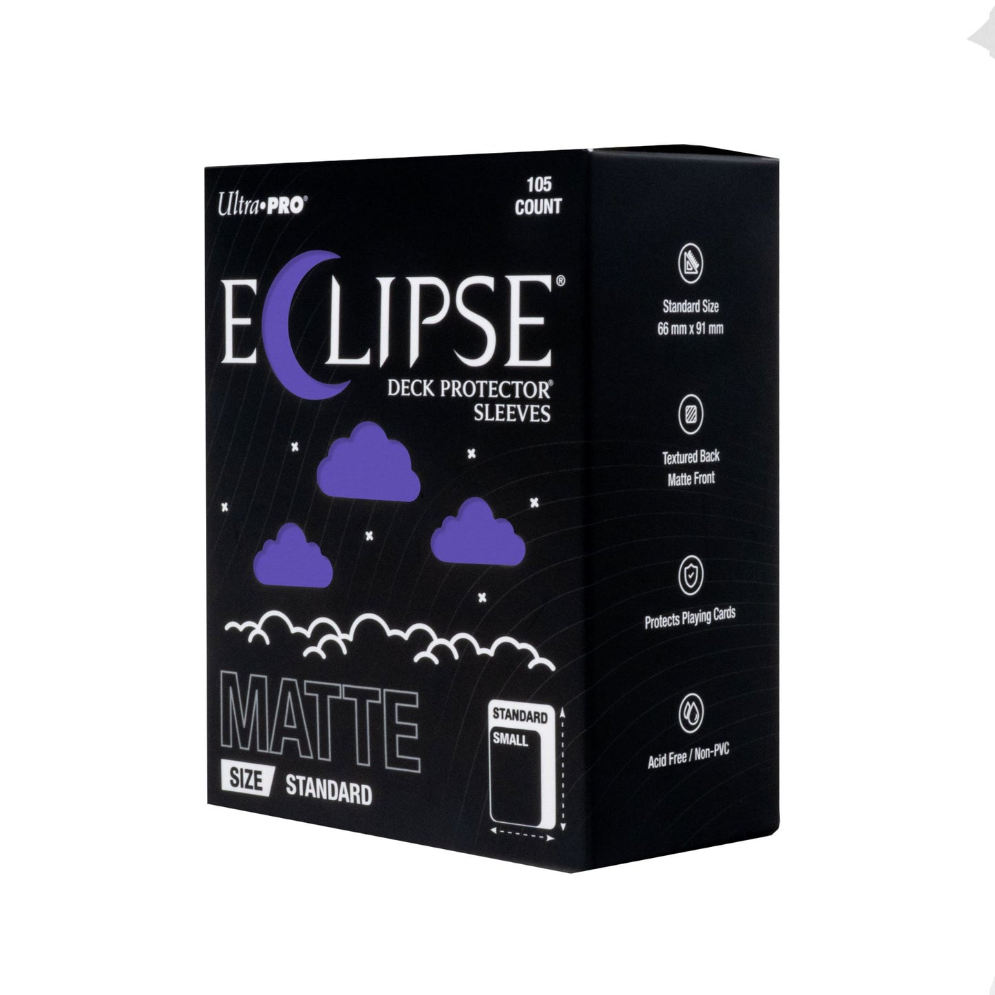 ECLIPSE® Matte Standard DECK PROTECTOR® Sleeves 105 Count: Royal Purple
