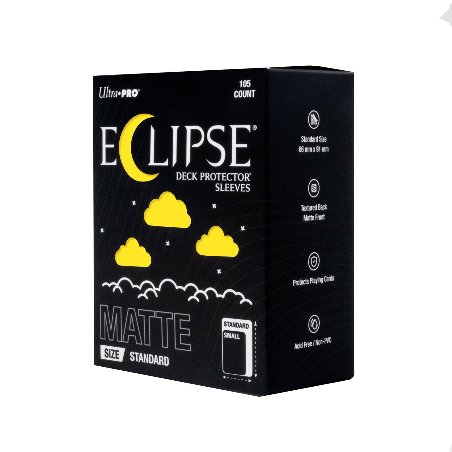 ECLIPSE® Matte Standard DECK PROTECTOR® Sleeves 105 Count: Lemon Yellow