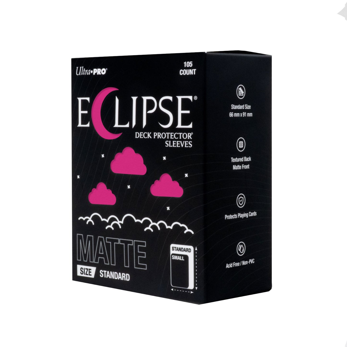 ECLIPSE® Matte Standard DECK PROTECTOR® Sleeves 105 Count: Hot Pink