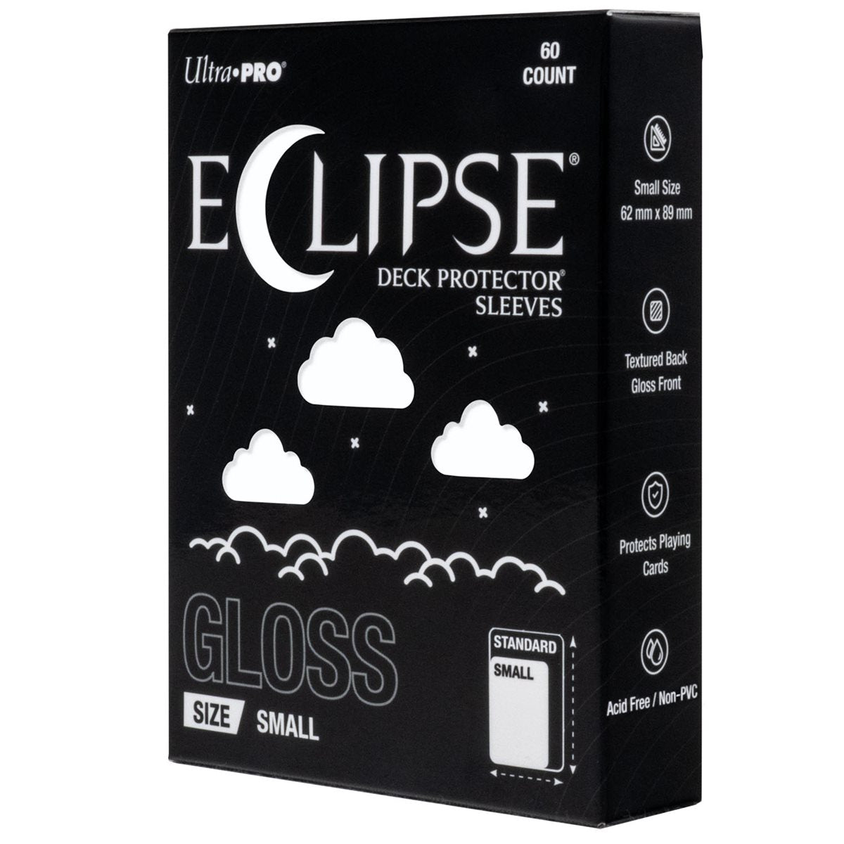 ECLIPSE® Matte Small DECK PROTECTOR® Sleeves: 60 Count - Arctic White