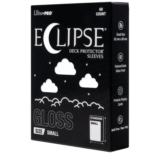 ECLIPSE® Matte Small DECK PROTECTOR® Sleeves: 60 Count - Arctic White