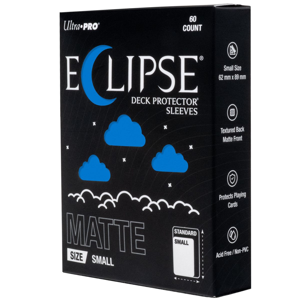 ECLIPSE® Matte Small DECK PROTECTOR® Sleeves: 60 Count - Pacific Blue