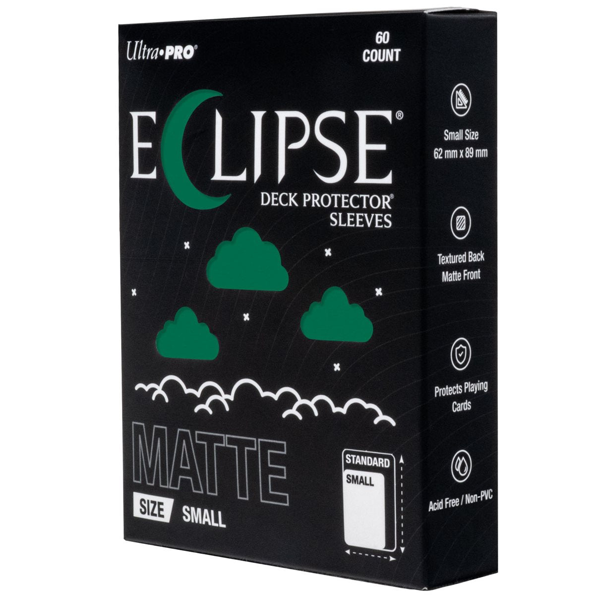 ECLIPSE® Matte Small DECK PROTECTOR® Sleeves: 60 Count - Forest Green