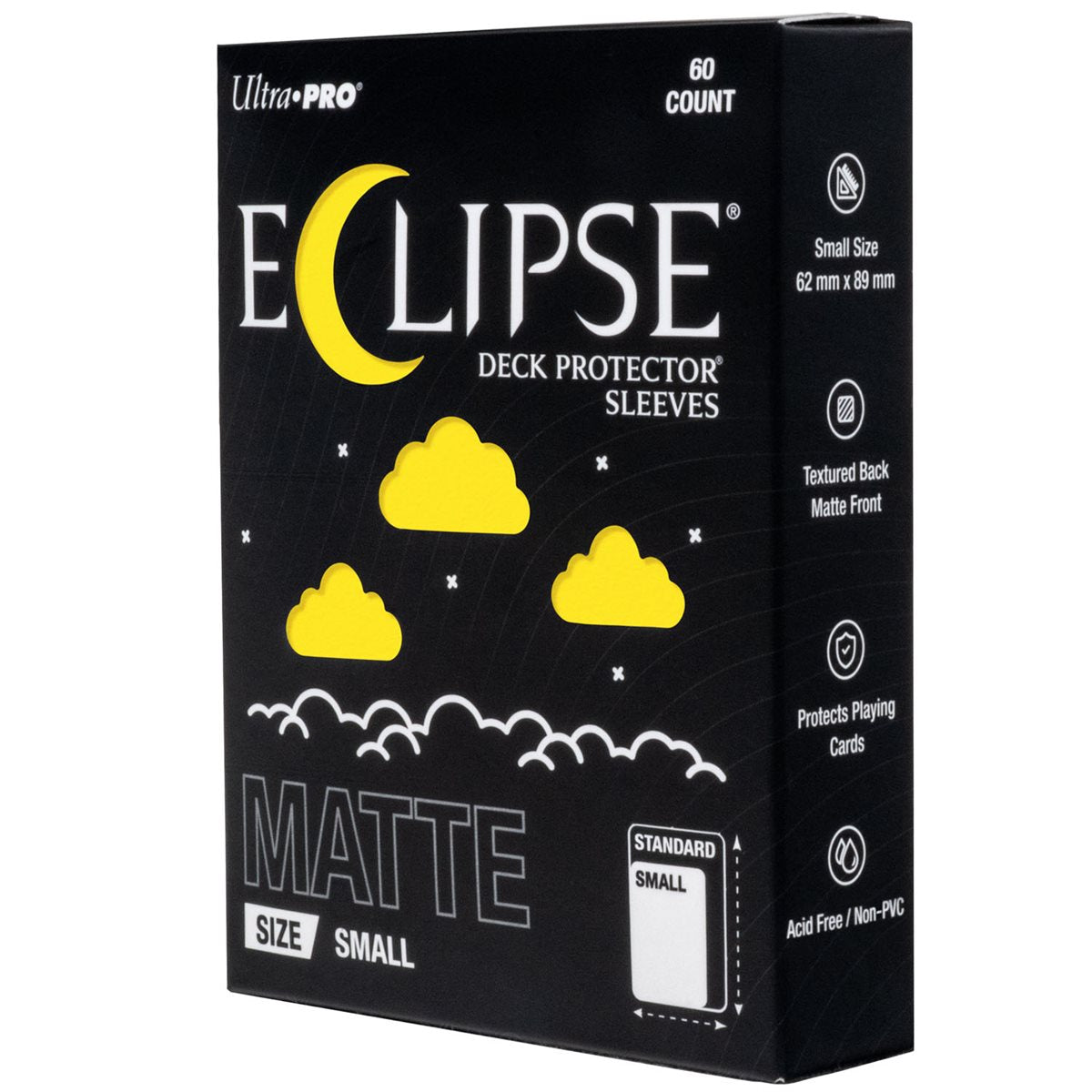 ECLIPSE® Matte Small DECK PROTECTOR® Sleeves: 60 Count - Lemon Yellow