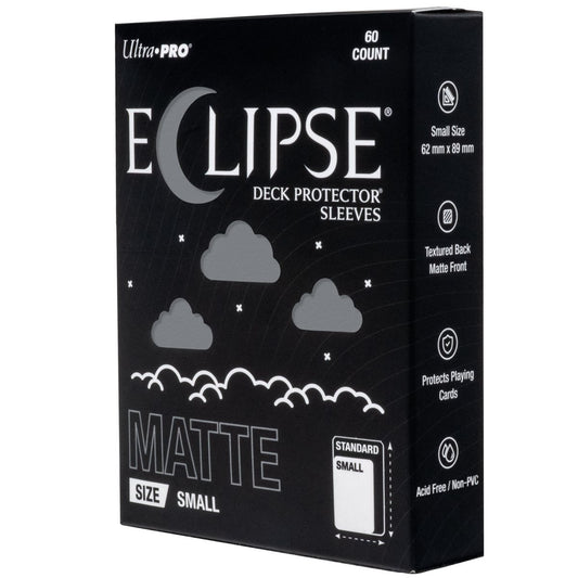 ECLIPSE® Matte Small DECK PROTECTOR® Sleeves: 60 Count - Smoke Grey